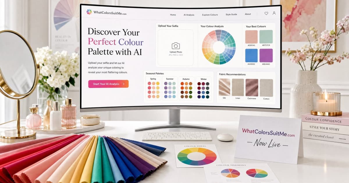 WhatColorsSuitMe.com Launches AI Personal Colour Analysis From a Single Selfie