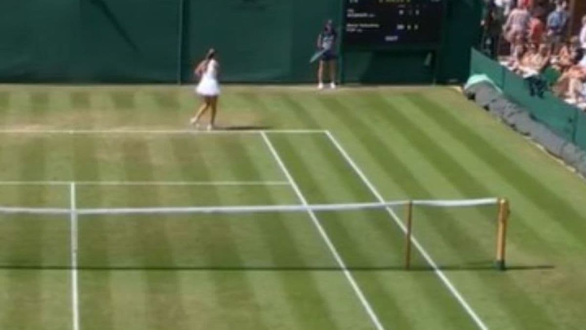 Wimbledon star disqualified and match ended after thrown racket hits spectator