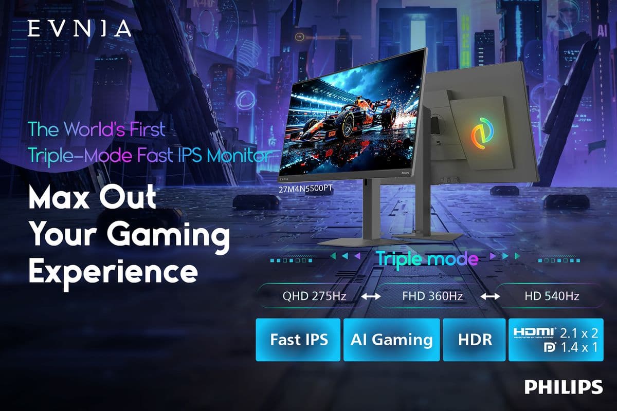 Philips Evnia launches M4 gaming monitors with Triple-Mode display technology