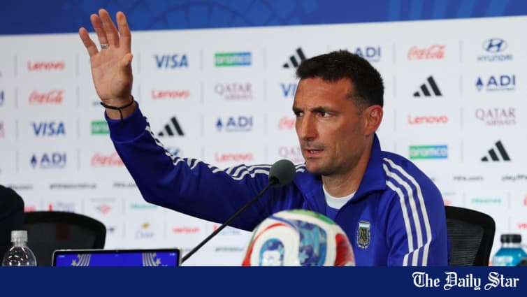 'I don't read social media': Scaloni brushes aside claims of FIFA favouritism