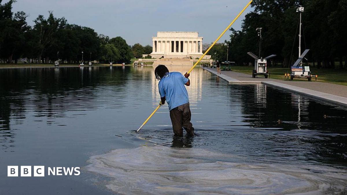 Former Olympian David hearn indicted for allegedly vandalising reflecting pool